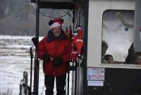 Le Père Noël troque le traîneau pour le train du Velay Express