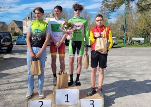 Victoires et places d&#039;honneur en VTT et sur route pour les jeunes coureurs de l&#039;UC Puy-en-Velay