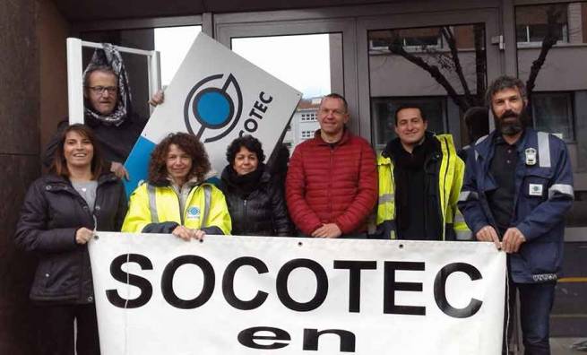 Sept des onze salariés ont participé au mouvement au Puy-en-Velay.|||