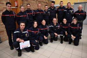 Sainte-Sigolène/Saint-Pal-de-Mons : médailles et passages de grades chez les pompiers