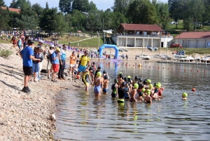 Triathlon des Sucs : 45 enfants plongent les premiers