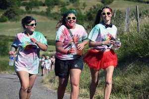 Lantriac : 200 participants pour la première course des couleurs