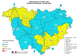 Sécheresse : la situation s’améliore sensiblement en Haute-Loire