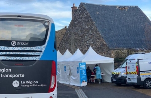 Tests Covid : un bus va faire une halte dépistage dans 14 villages de Haute-Loire