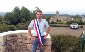 Olivier Broussard maire du Mas-de-Tence