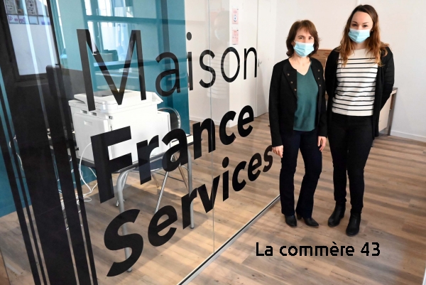 Nathalie Souvignet et Camille Olivier gèrent cette Maison France Services||||||||
