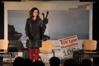 Chambon-sur-Lignon : les comédiens d&#039;Ama-Théâtre aiment les quais de gare