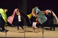 Les jeunes de la classe Ulis ont partagé la scène avec des danseuses.