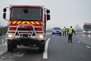 Carambolage sur la RN 88 à Yssingeaux : huit personnes impliquées, une blessée grave