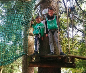 Monistrol-sur-Loire : les jeunes du Beauvoir en escapade dans les arbres