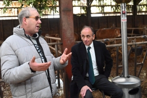 Eric Zemmour en visite en Haute-Loire pour parler agriculture (vidéo)