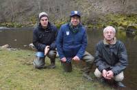 Mathieu Stambouli, Pierre Roche et Philippe Déléage sont les trois gardes-pêche sur Yssingeaux.