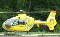 L&#039;hélicoptère du Samu42.
