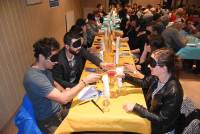 Sainte-Sigolène : ils ont tenté l&#039;expérience de dîner dans le noir