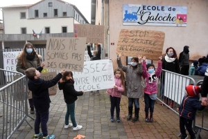Lavoûte-sur-Loire : les parents veulent garder la 4e classe de l&#039;école La Galoche