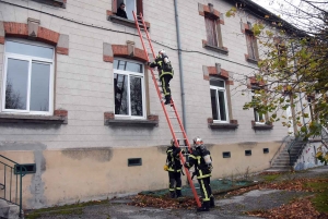 Saint-Just-Malmont : les pompiers s&#039;entraînent avec leurs voisins de la Loire