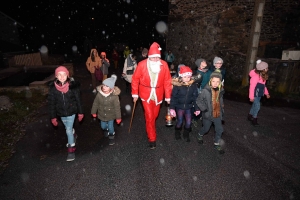 Yssingeaux : 22 enfants ont accueilli le Père Noël aux &quot;Ollières&quot;