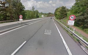 RN88 : la vitesse passe à 70 km/h entre Saint-Ferréol-d&#039;Auroure et Pont-Salomon à partir de mardi