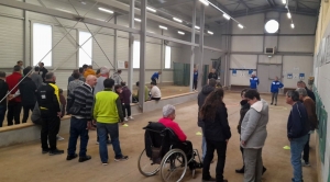 Montfaucon-en-Velay : des adultes en situation de handicap jouent aux boules lyonnaises