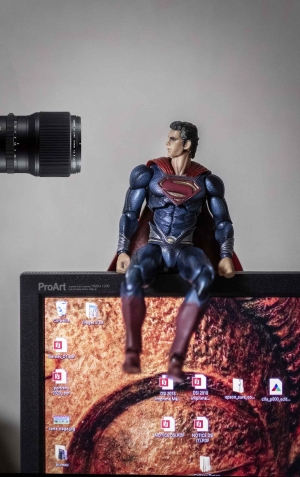 Lapte/Tence : pendant le confinement, Jean-Marc Vidal libère son talent de photographe avec Superman