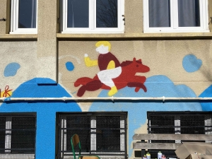Yssingeaux : du street art mené par des élèves à Saint-Gabriel