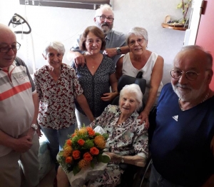 Monistrol-sur-Loire : Marie Bonnevialle fête ses 100 ans
