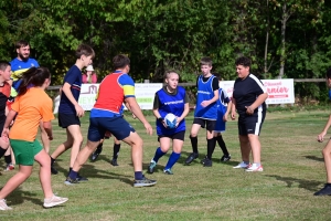 Tence : les joueurs de rugby de Clermont s&#039;invitent à l&#039;entraînement des jeunes