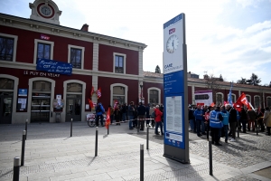 Treizième jour de grève pour les cheminots en Haute-Loire