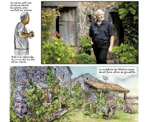 Le Puy-en-Velay : les dessins originaux de Damien Roudeau exposés à la librairie Interlude