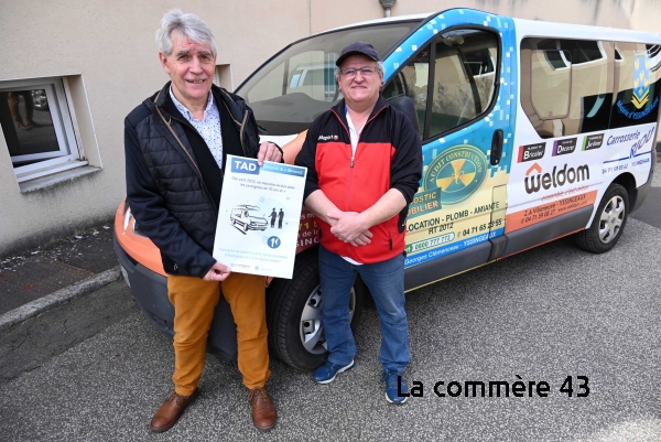 Pierre Liogier, maire, et Claude Roure, le chauffeur|Claude Roure, le chauffeur||