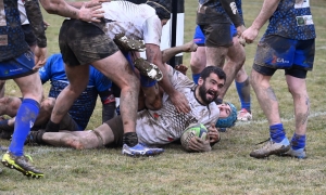 Rugby : Tence vient à bout du RC Eyrieux dans la boue