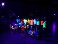 Saint-Agrève : un tournoi de badminton totalement fluorescent