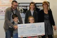 Le Pertuis : plus de 3 750 euros remis à la petite Mélina et sa famille