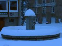 Fay-sur-Lignon : entre 80 cm et 1 mètre de neige dans le bourg