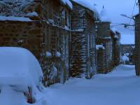 Fay-sur-Lignon : entre 80 cm et 1 mètre de neige dans le bourg