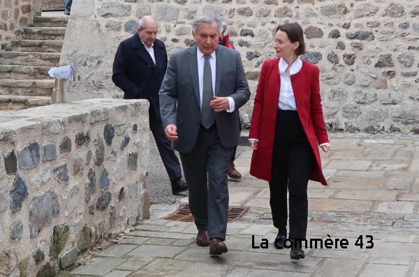 Marcel Rogemont (Président de la FOPH), Blandine Proriol (Présidente de l’OPAC 43, Vice-Présidente d’Acélia et Conseillère départementale de la Haute-Loire)||||