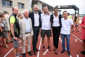 Monistrol-sur-Loire : les athlètes inaugurent leur piste de standing régional