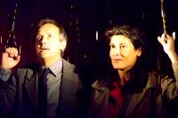 Les acteurs Frédéric Constant et Catherine Pietri (ici dans Une heure en ville) interprètent &quot;Une liaison dangereuse&quot; ce vendredi soir au Chambon-sur-Lignon.||