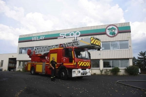 Blavozy : d&#039;importants moyens après un départ de feu chez Velay Scop