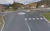 L'accident s'est produit au rond-point de la route de la Faye. Photo Google Street View||