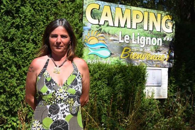 Catherine Brasseur a repris le camping en avril 2017||
