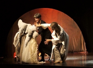 Montfaucon-en-Velay : la vie de Babar illustrée par la danse, les marionnettes et le théâtre d'ombre