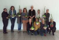 Tence : 19 participantes au dernier stage d&#039;art floral