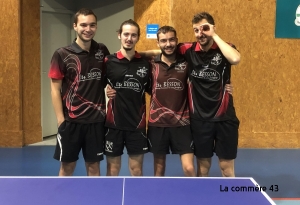 Tennis de Table : Saint-Just-Malmont débute la deuxième phase par une victoire