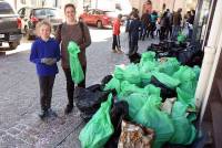 Monistrol-sur-Loire : 50 sacs poubelles de déchets remplis en deux heures