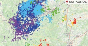 1863 impacts de foudre dimanche en Haute-Loire