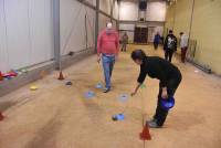 Montfaucon-en-Velay : ils jouent aux boules lyonnaises en vue d&#039;une compétition de sport adapté