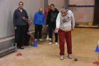 Montfaucon-en-Velay : ils jouent aux boules lyonnaises en vue d&#039;une compétition de sport adapté