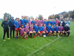 Monistrol-sur-Loire : premier rassemblement des jeunes rugbymen Loire et Haute-Loire