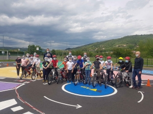Brives-Charensac : une piste colorée pour apprendre aux enfants les règles de la route